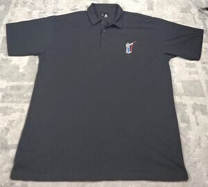 ASColour Chad Men’s Black Collared Embroidered Polo Shirt Sz 3XL